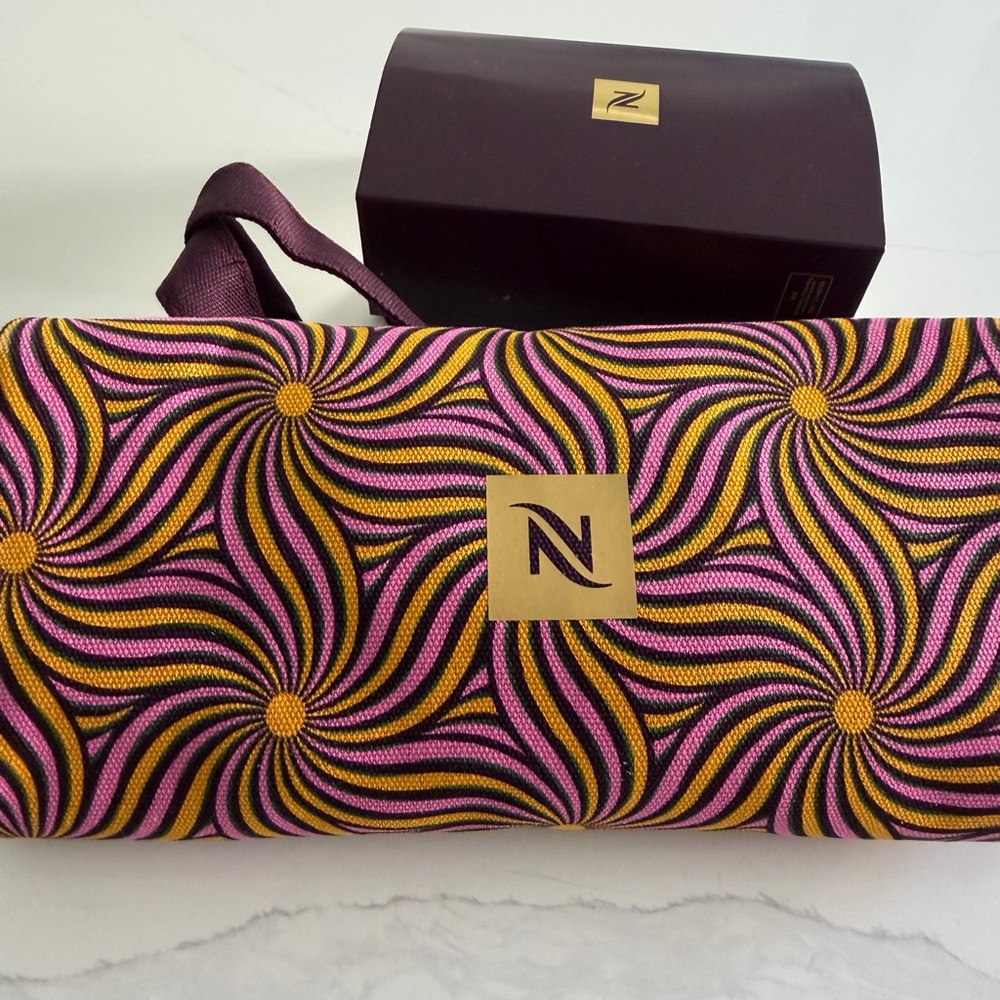 Nespresso Pink and Yellow Swirl Tote Bag - Picture 7 of 7